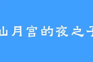 仙月宫的夜之子