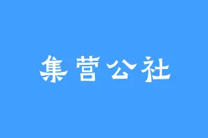 集营公社
