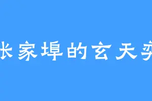 张家埠的玄天奕