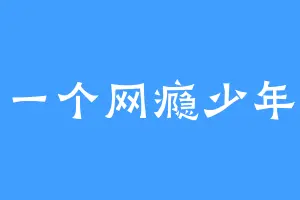 一个网瘾少年
