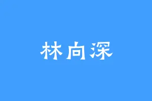 林向深