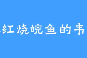 爱吃红烧皖鱼的韦尘方