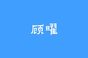 顾曜