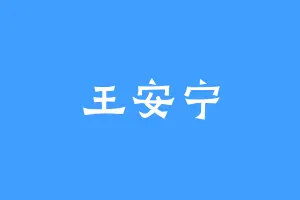 王安宁